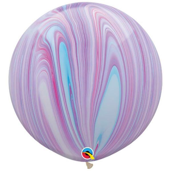 Mayflower Distributing 30 in. Fashion Agate Latex Balloon 91702